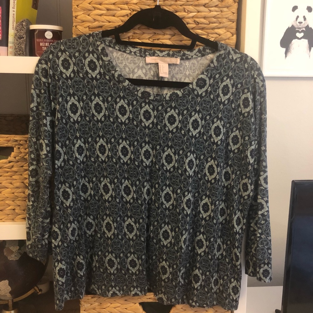 Paisley Print Top